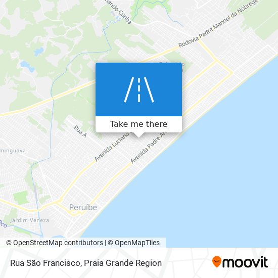 Rua São Francisco map