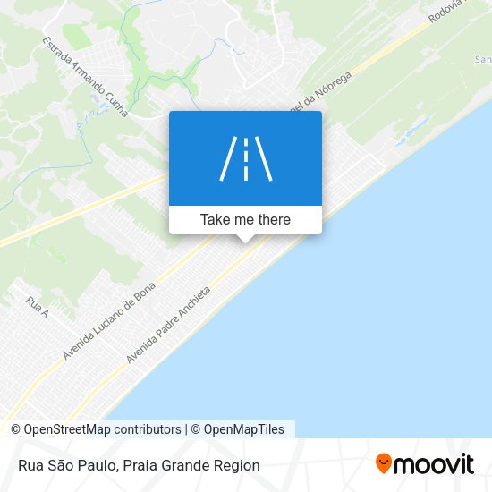 Rua São Paulo map