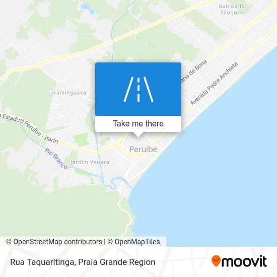 Rua Taquaritinga map