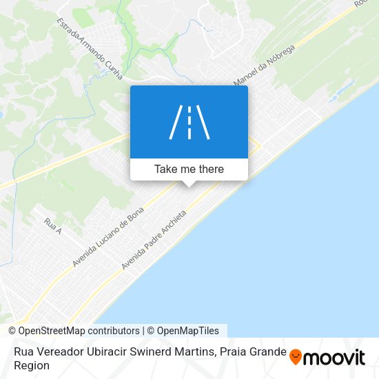 Rua Vereador Ubiracir Swinerd Martins map
