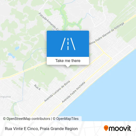 Rua Vinte E Cinco map