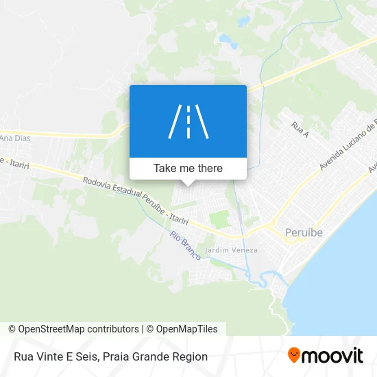 Rua Vinte E Seis map