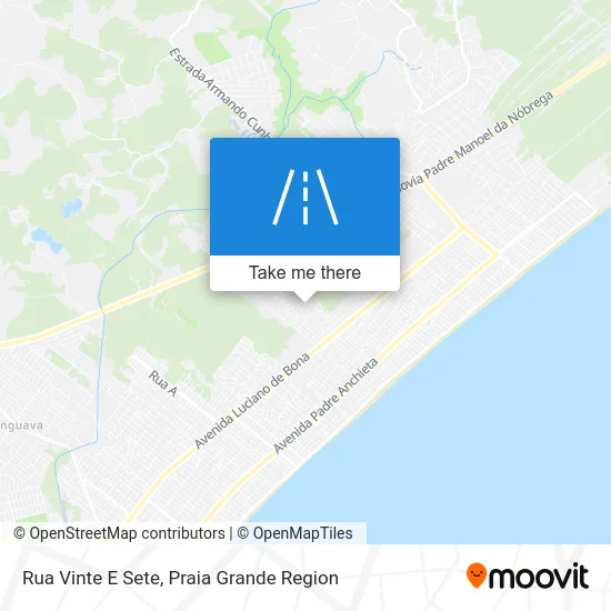 Rua Vinte E Sete map