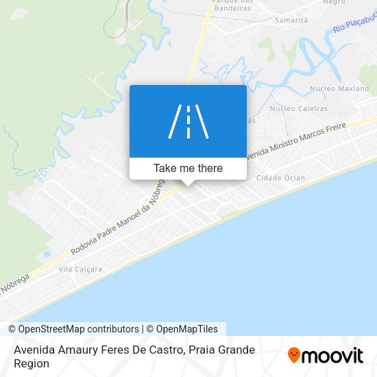 Avenida Amaury Feres De Castro map