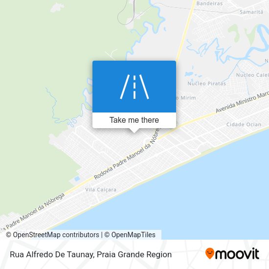 Rua Alfredo De Taunay map