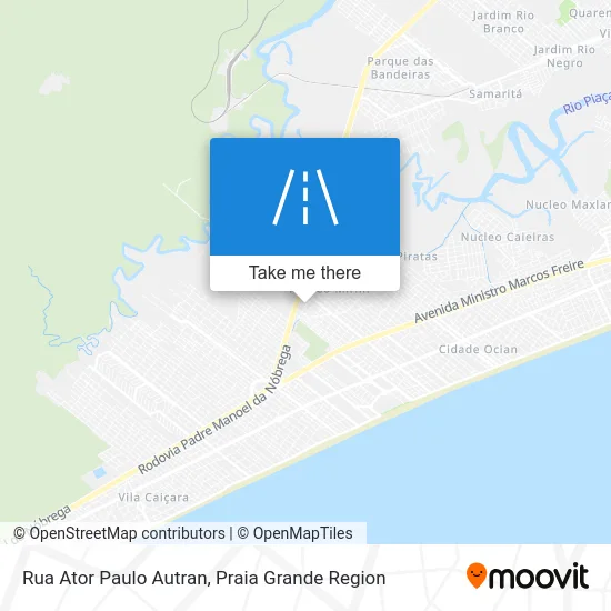 Rua Ator Paulo Autran map