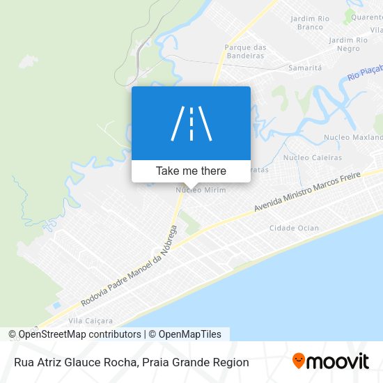 Rua Atriz Glauce Rocha map