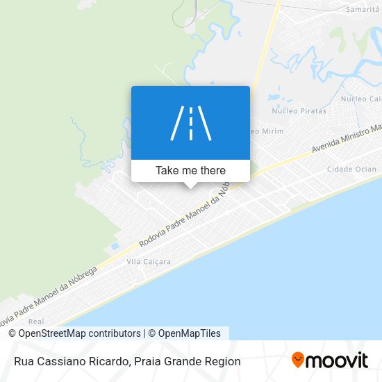 Rua Cassiano Ricardo map