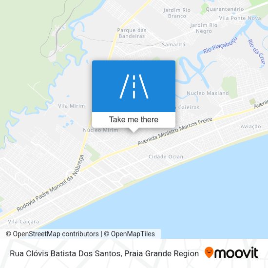Rua Clóvis Batista Dos Santos map