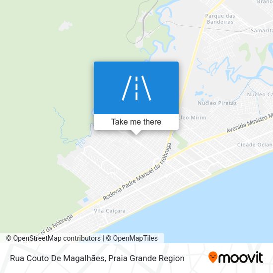 Rua Couto De Magalhães map