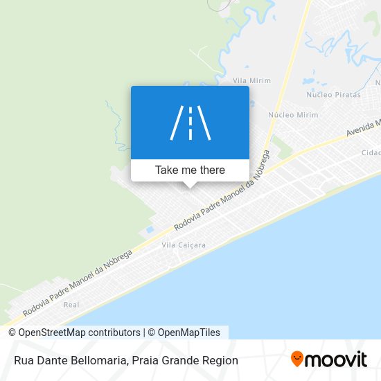Rua Dante Bellomaria map