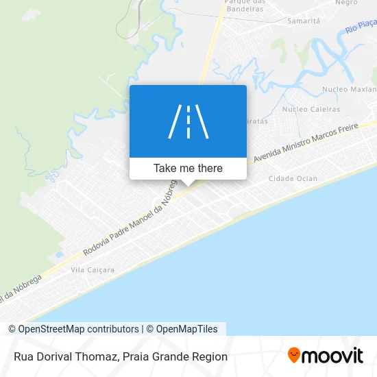 Rua Dorival Thomaz map