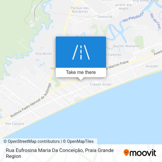Rua Eufrosina Maria Da Conceição map