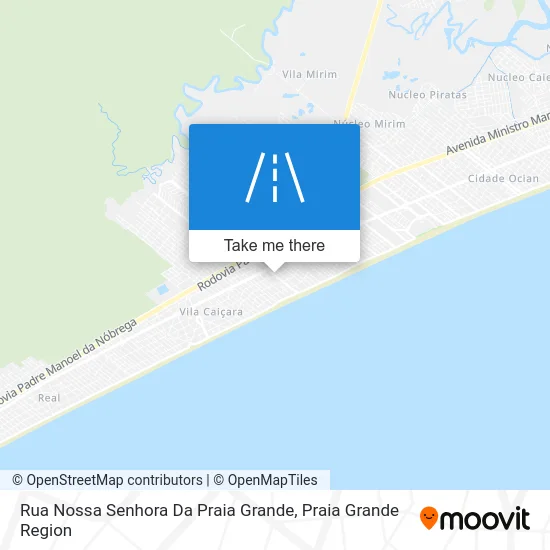 Rua Nossa Senhora Da Praia Grande map