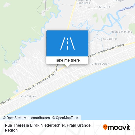 Rua Theresia Birak Niederbichler map