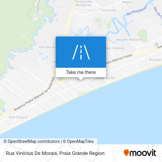 Rua Vinícius De Morais map