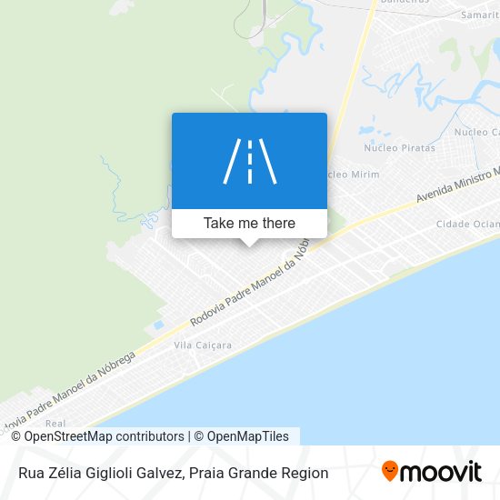 Rua Zélia Giglioli Galvez map