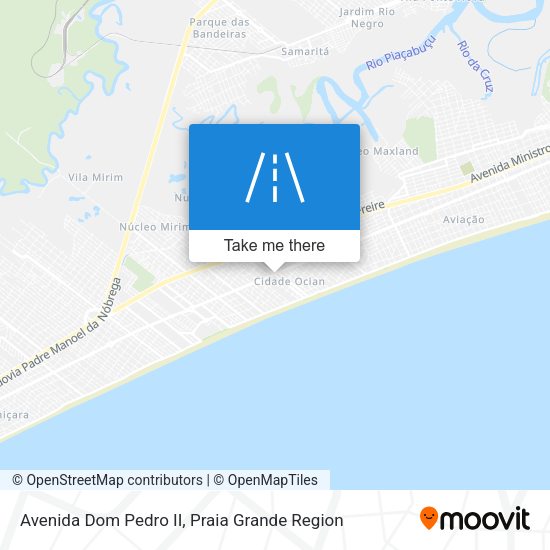 Avenida Dom Pedro II map