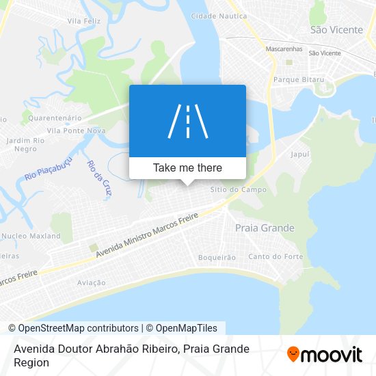 Avenida Doutor Abrahão Ribeiro map