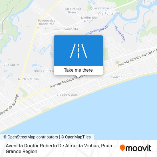 Avenida Doutor Roberto De Almeida Vinhas map