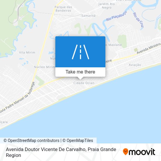 Avenida Doutor Vicente De Carvalho map