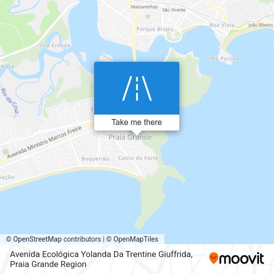 Avenida Ecológica Yolanda Da Trentine Giuffrida map