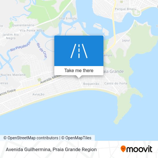 Avenida Guilhermina map