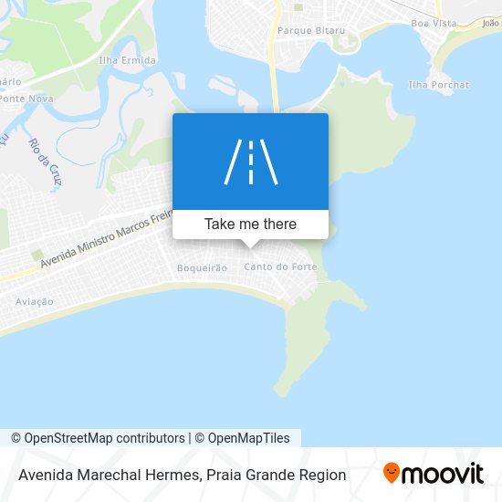 Mapa Avenida Marechal Hermes