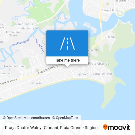 Praça Doutor Waldyr Cipriani map