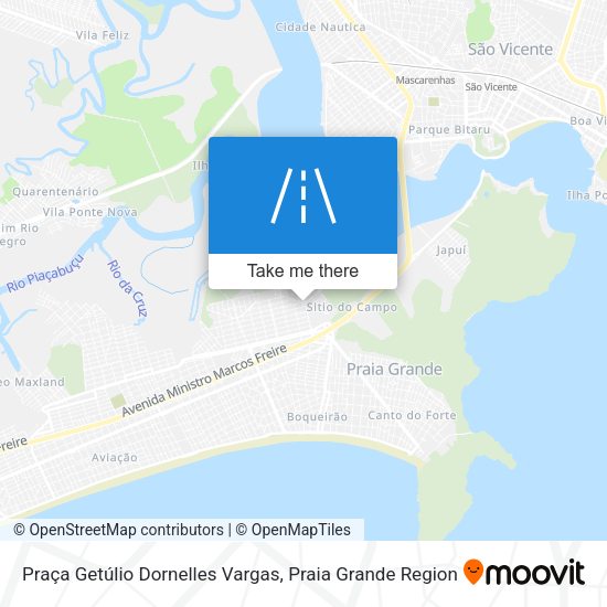 Praça Getúlio Dornelles Vargas map