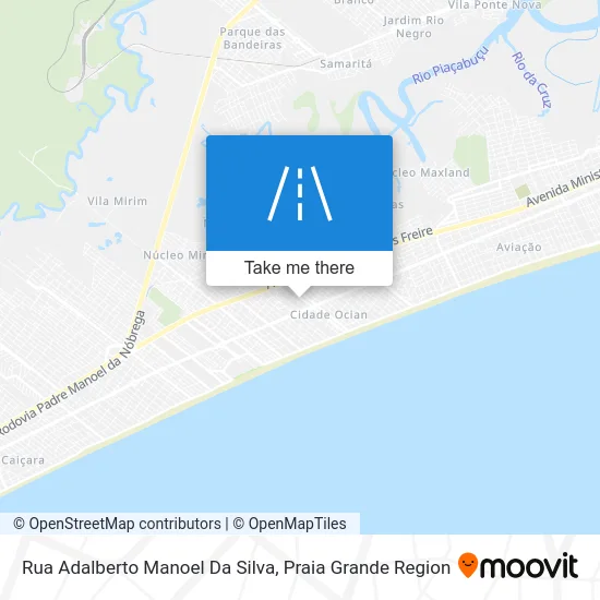 Rua Adalberto Manoel Da Silva map