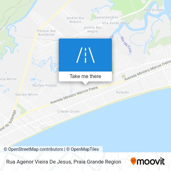 Rua Agenor Vieira De Jesus map