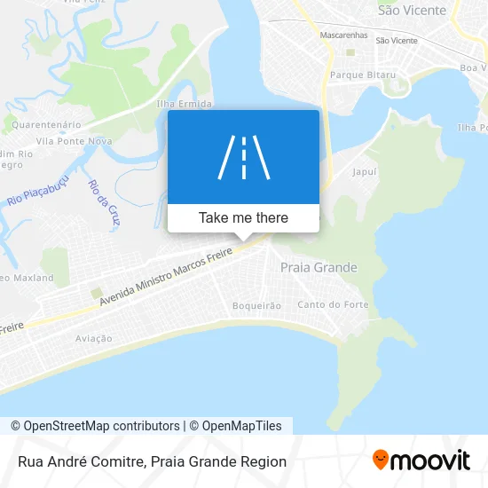 Rua André Comitre map