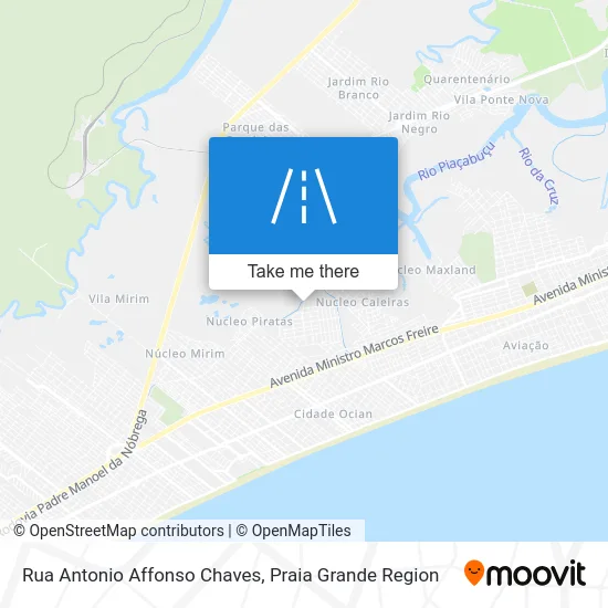 Rua Antonio Affonso Chaves map