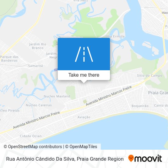 Rua Antônio Cândido Da Silva map