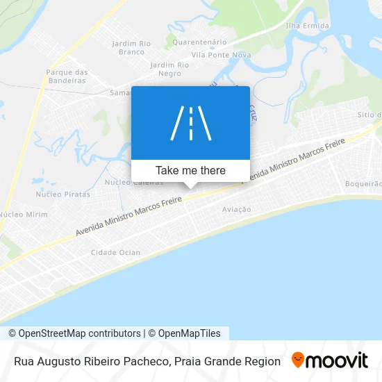 Rua Augusto Ribeiro Pacheco map