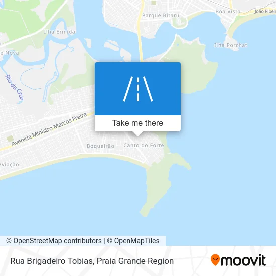 Rua Brigadeiro Tobias map