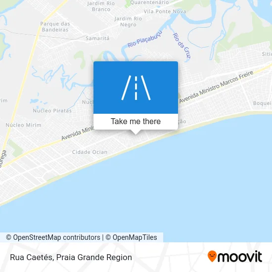 Rua Caetés map