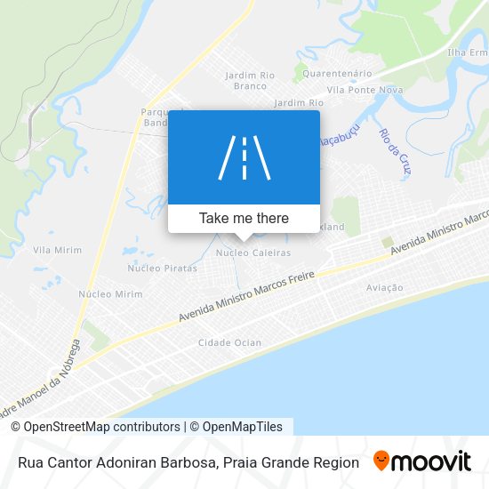 Rua Cantor Adoniran Barbosa map