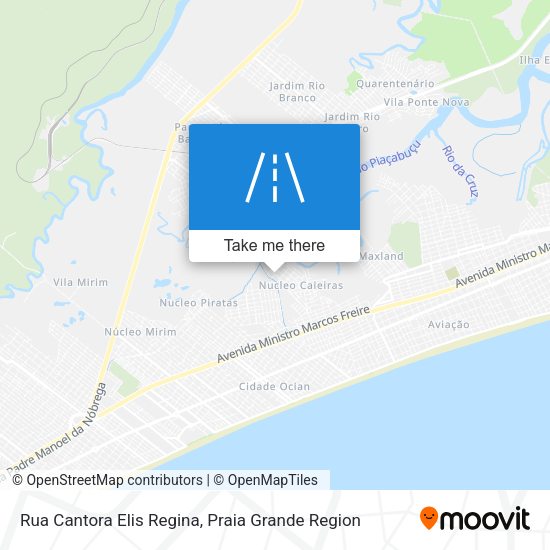 Rua Cantora Elis Regina map