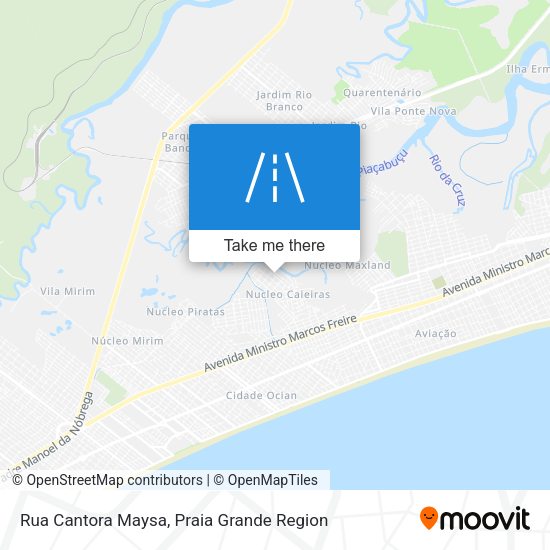 Rua Cantora Maysa map