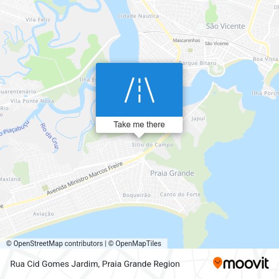 Rua Cid Gomes Jardim map