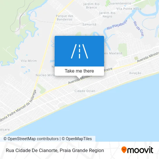 Rua Cidade De Cianorte map