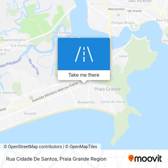 Rua Cidade De Santos map