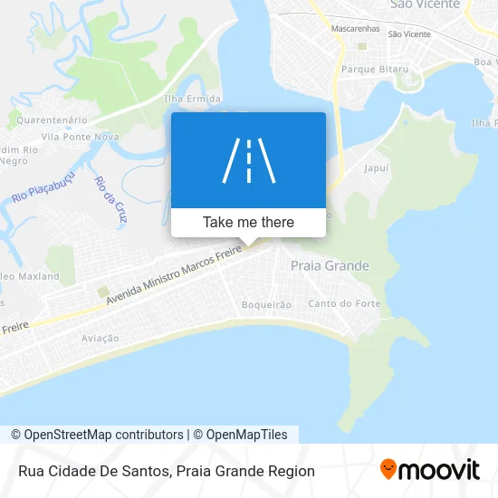 Rua Cidade De Santos map