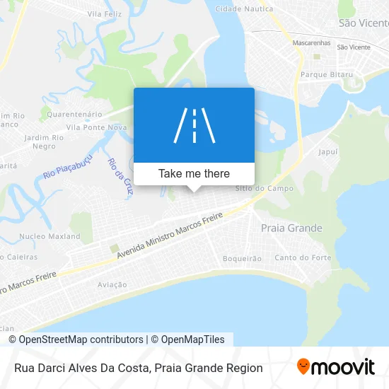 Rua Darci Alves Da Costa map