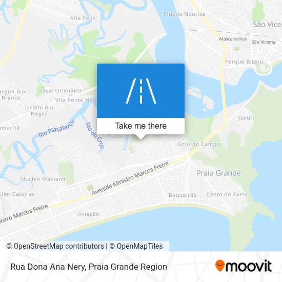 Rua Dona Ana Nery map