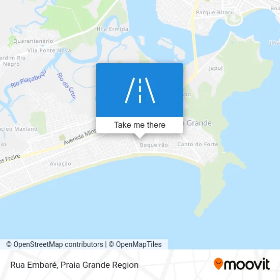 Rua Embaré map