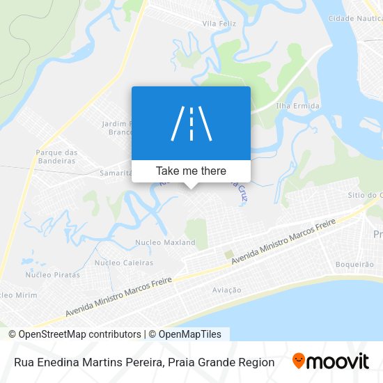 Rua Enedina Martins Pereira map