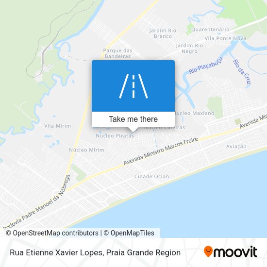 Rua Etienne Xavier Lopes map